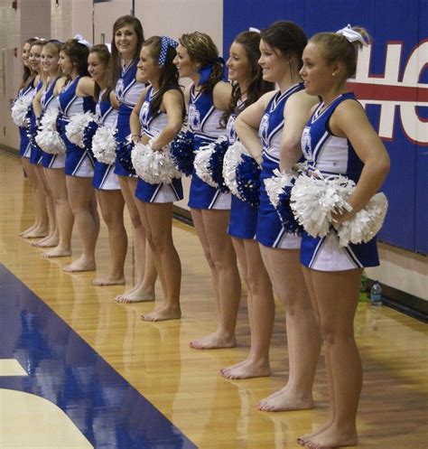 barefoot cheerleaders